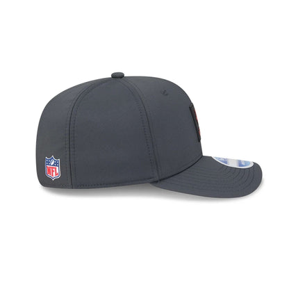 This is a Cincinnati Bengals NFL Sideline Charcoal 9SEVENTY Stretch Snap Adjustable Cap 6