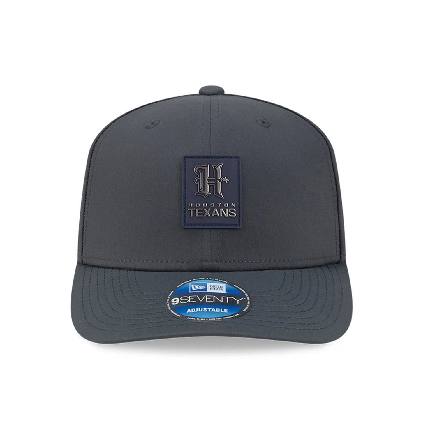 This is a Houston Texans NFL Sideline Charcoal 9SEVENTY Stretch Snap Adjustable Cap 3