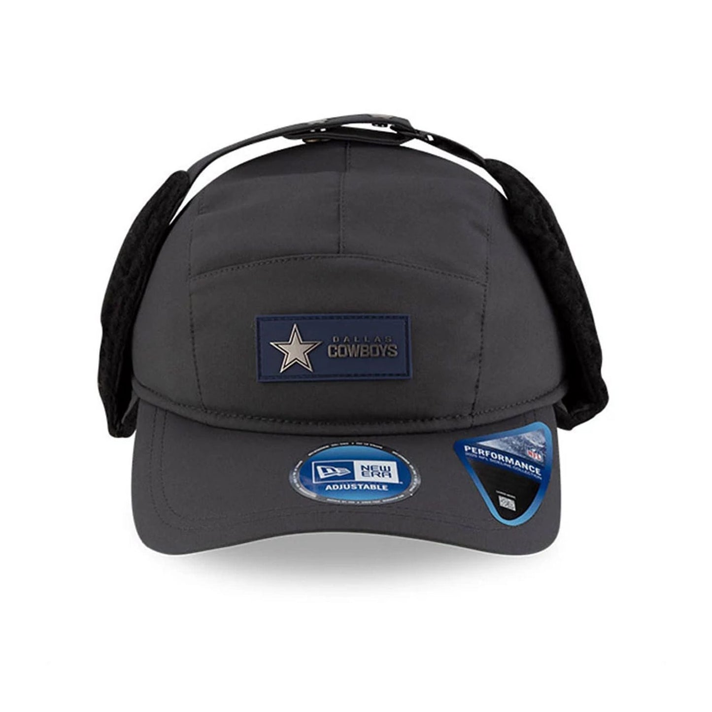 This is a Dallas Cowboys NFL Sideline Charcoal Dogear Camper Adjustable Cap 2