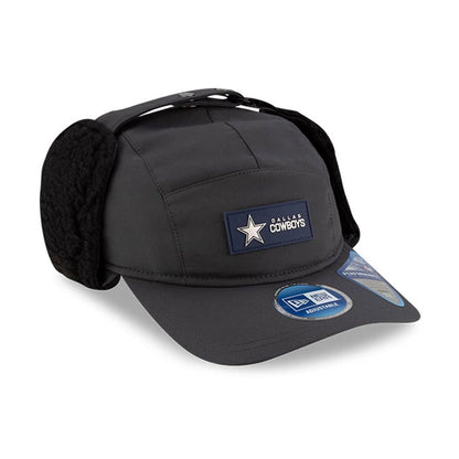 This is a Dallas Cowboys NFL Sideline Charcoal Dogear Camper Adjustable Cap 3