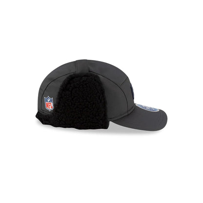 This is a Dallas Cowboys NFL Sideline Charcoal Dogear Camper Adjustable Cap 5