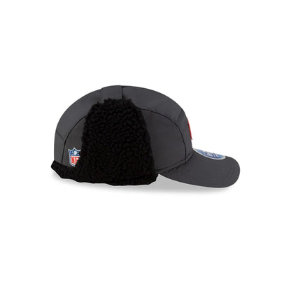 This is a Kansas City Chiefs NFL Sideline Charcoal Dogear Camper Adjustable Cap 5