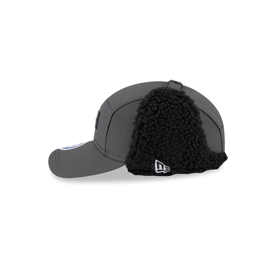 This is a Oakland Raiders NFL Sideline Charcoal Dogear Camper Adjustable Cap 5