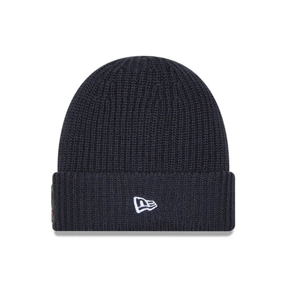 This is a Atlanta Falcons NFL Sideline 2025 Charcoal Cuff Knit Beanie Hat 2