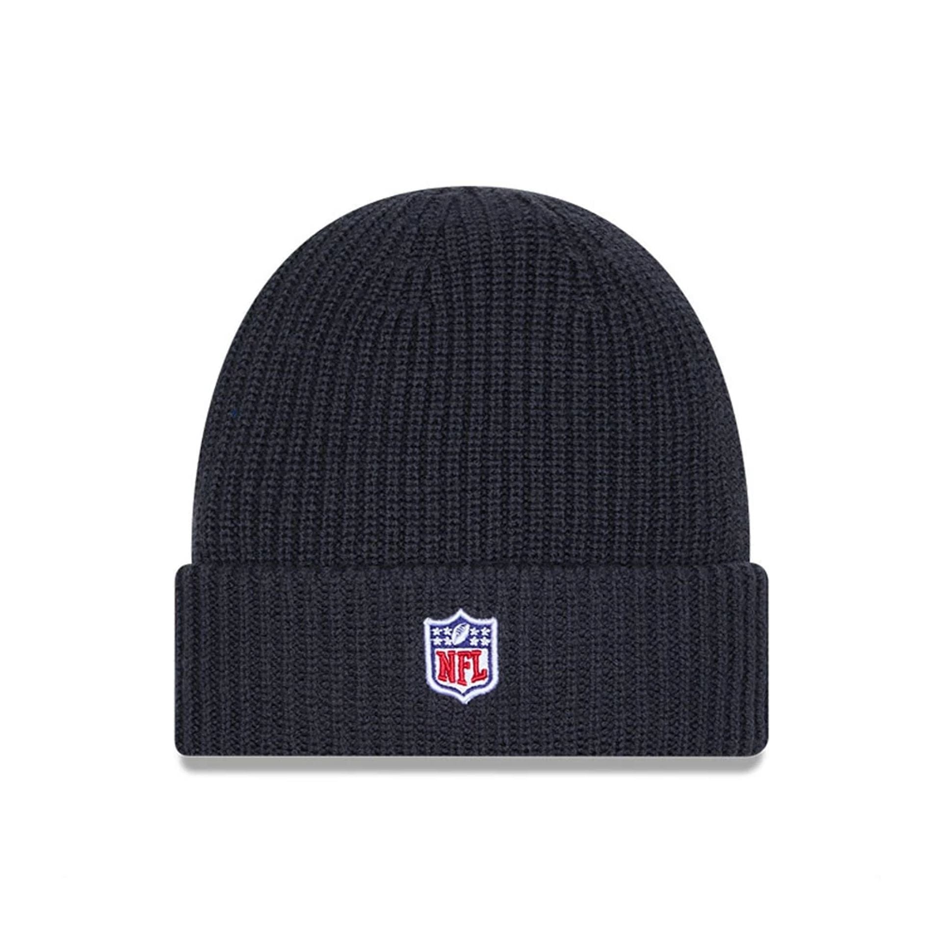 This is a Cincinnati Bengals NFL Sideline 2025 Charcoal Cuff Knit Beanie Hat 3