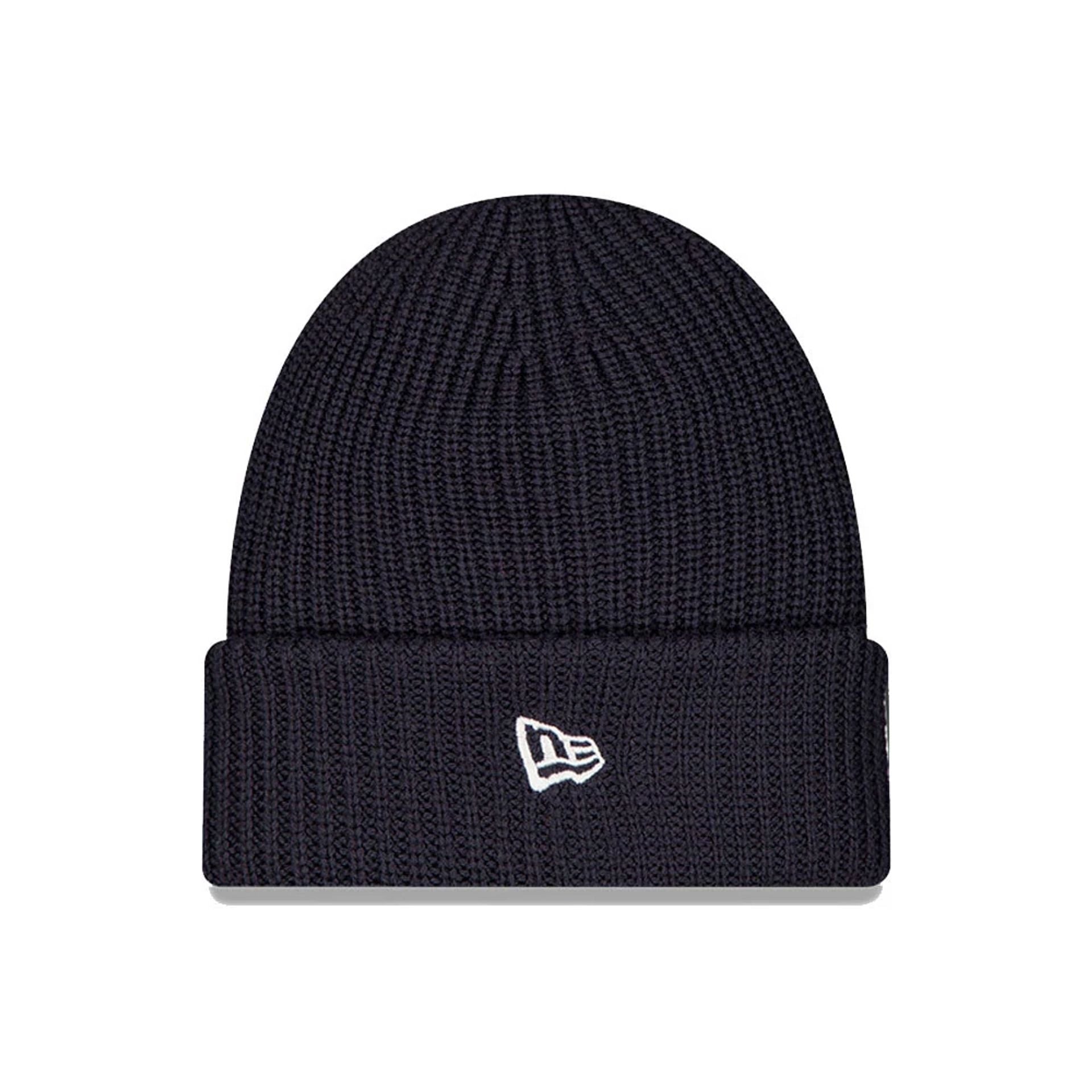 This is a Buffalo Bills NFL Sideline 2025 Black Cuff Knit Beanie Hat 2