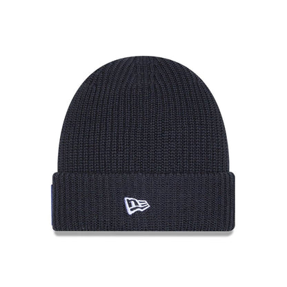 This is a Indianapolis Colts NFL Sideline 2025 Charcoal Cuff Knit Beanie Hat 2