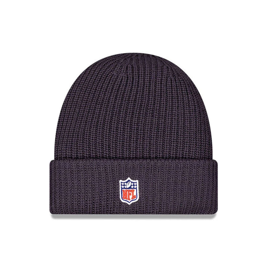 This is a Dallas Cowboys NFL Sideline 2025 Charcoal Cuff Knit Beanie Hat 3
