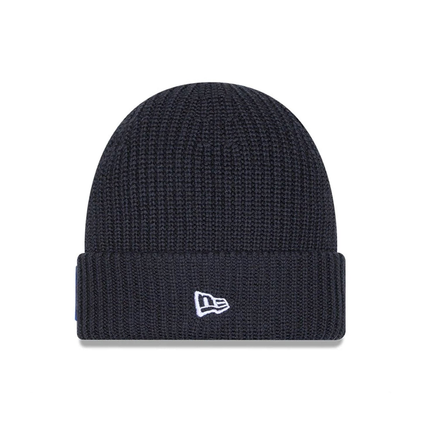 This is a LA Rams NFL Sideline 2025 Charcoal Cuff Knit Beanie Hat 2