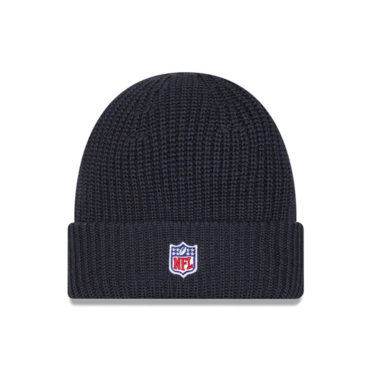This is a LA Rams NFL Sideline 2025 Charcoal Cuff Knit Beanie Hat 3