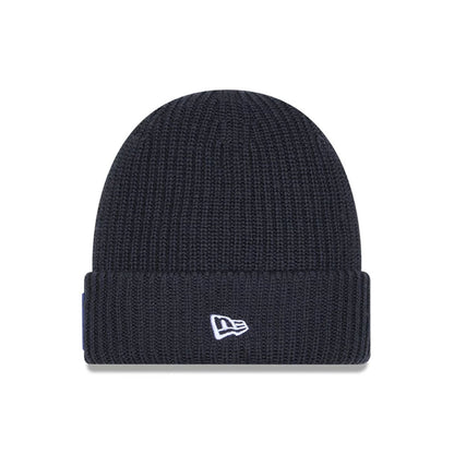 This is a New York Giants NFL Sideline 2025 Charcoal Cuff Knit Beanie Hat 2