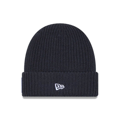 This is a New York Jets NFL Sideline 2025 Charcoal Cuff Knit Beanie Hat 2