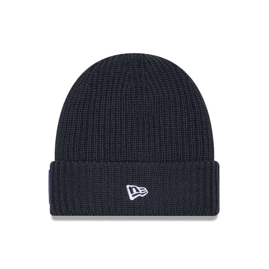 This is a Official Logo NFL Sideline 2025 Charcoal Cuff Knit Beanie Hat 2