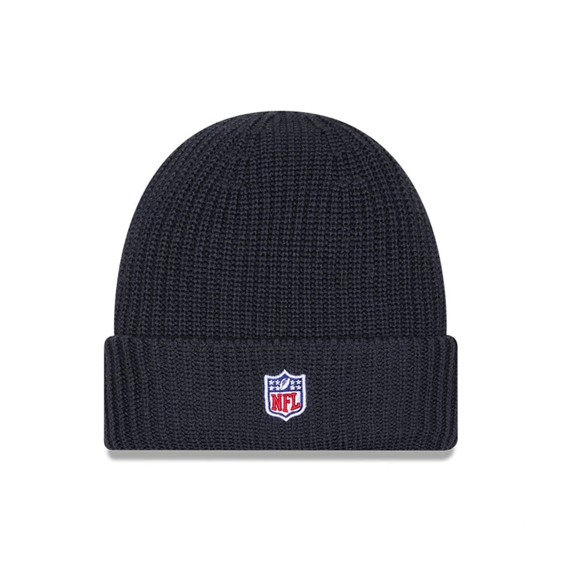 This is a Cleveland Browns NFL Sideline Charcoal Cuff knit Beanie Hat 2