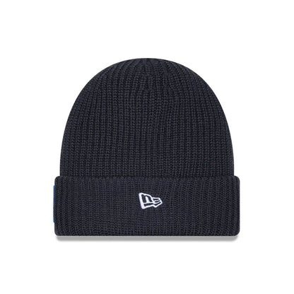 This is a Detroit Lions NFL Sideline Charcoal Cuff knit Beanie Hat 3