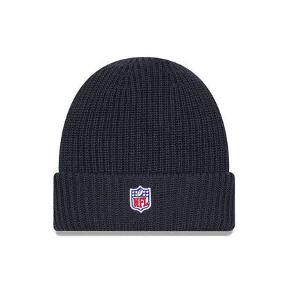 This is a Jacksonville Jaguars NFL Sideline Charcoal Cuff knit Beanie Hat 3