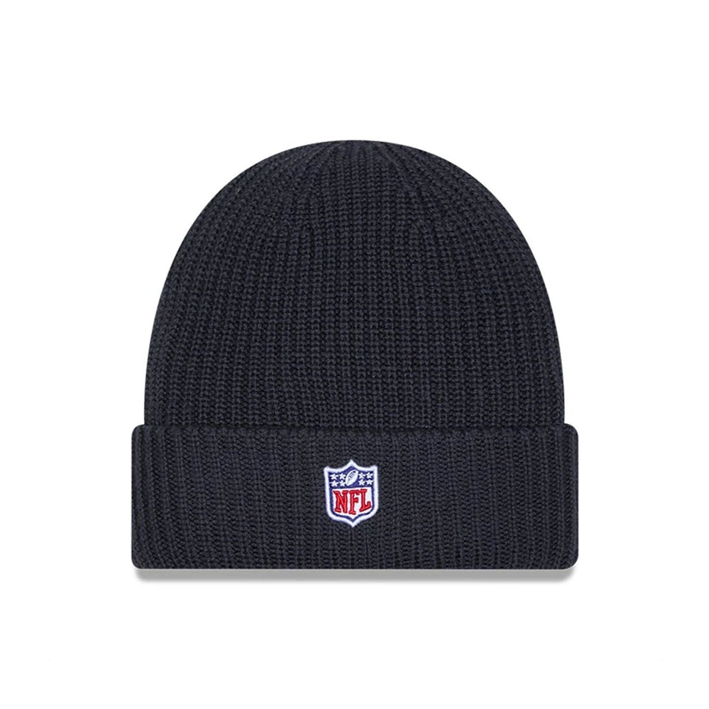 This is a New York Jets NFL Sideline Charcoal Cuff knit Beanie Hat 2