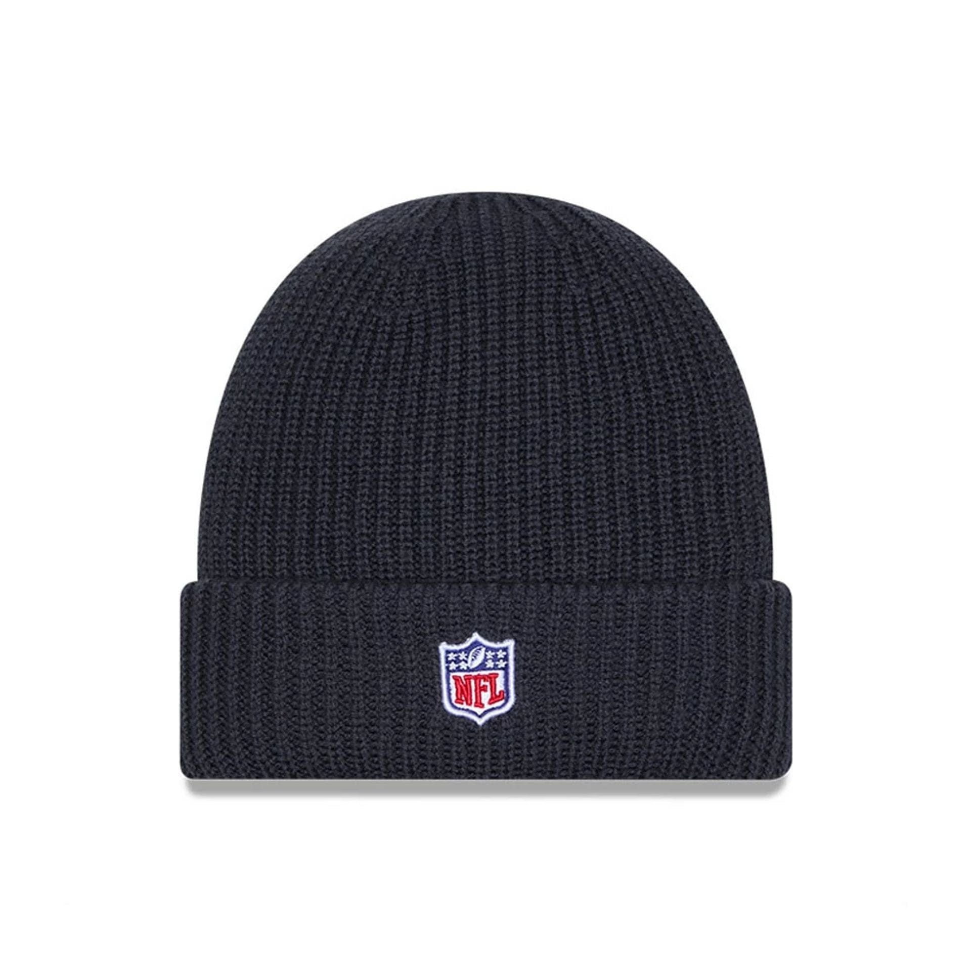 This is a Seattle Seahawks NFL Sideline Charcoal Cuff knit Beanie Hat 2