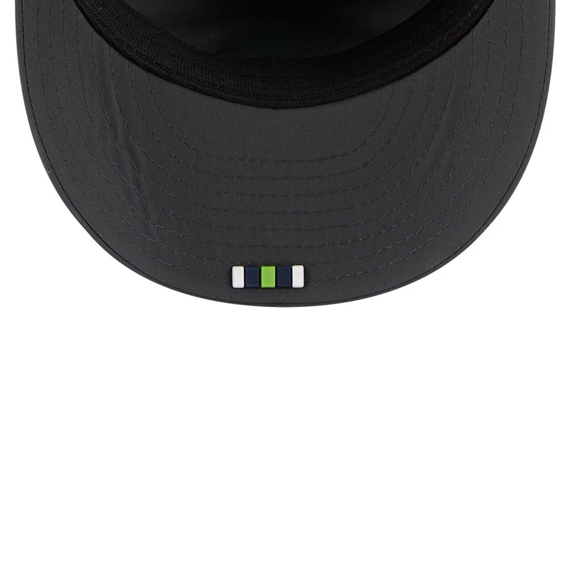 This is a Seattle Seahawks NFL Sideline Charcoal Retro Crown 59FIFTY Fitted Cap 2