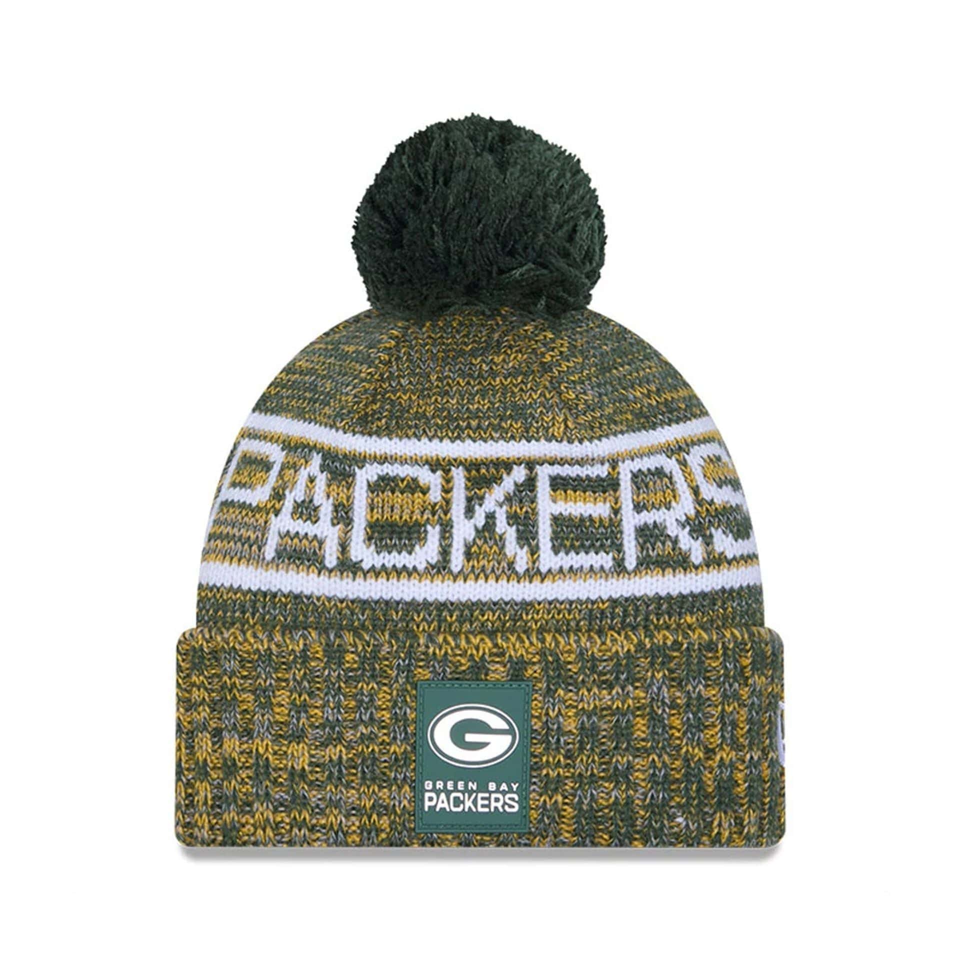 NFL Sideline 2025 Green Bay Packers Dark Green Sport Knit Beanie