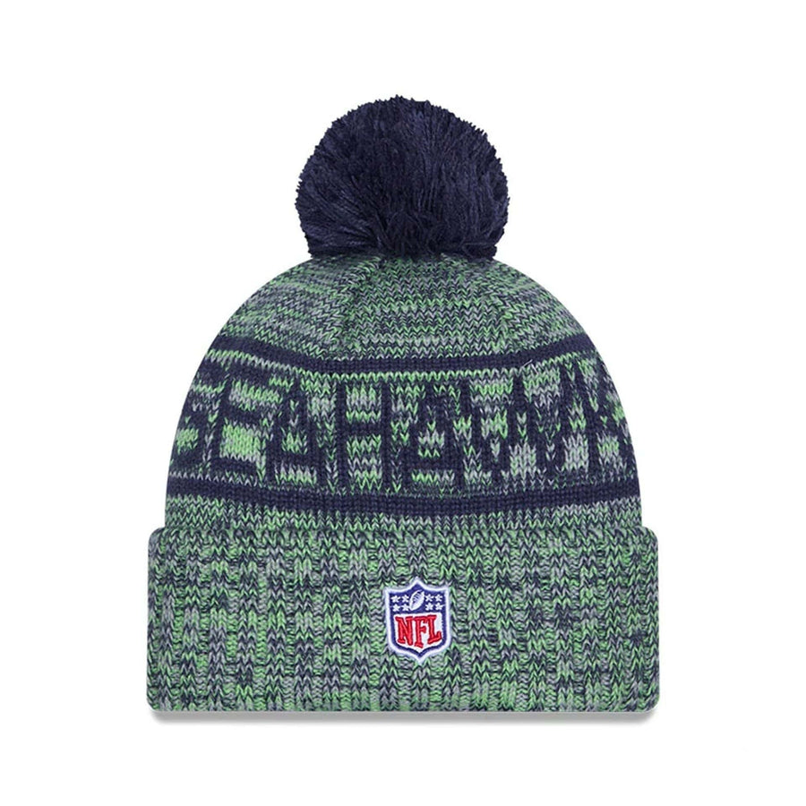 NFL Sideline 2025 Seattle Seahawks Dark Blue Sport Knit Beanie Hat