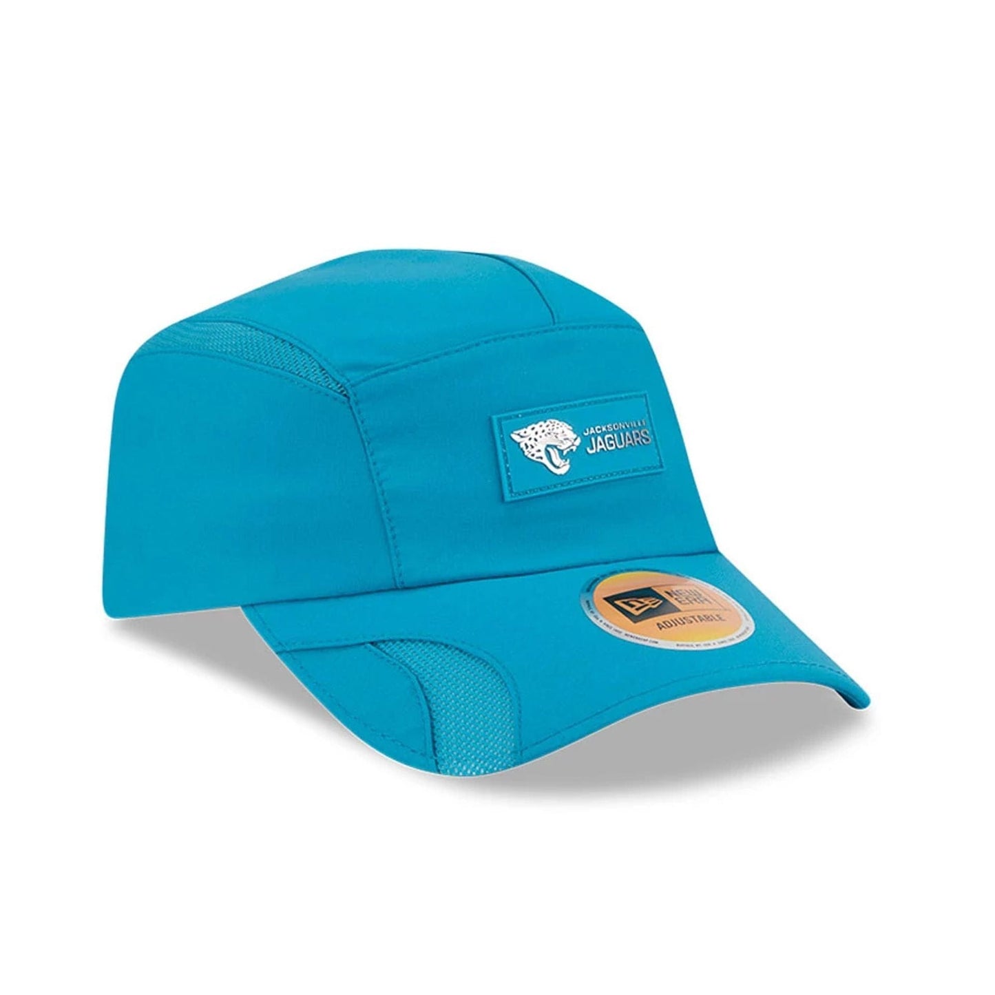 This is a Jacksonville Jaguars NFL Sideline 2025 Turquoise Runner Adjustable Cap 3