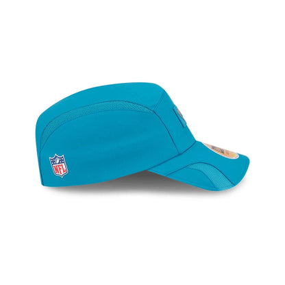 This is a Jacksonville Jaguars NFL Sideline 2025 Turquoise Runner Adjustable Cap 5