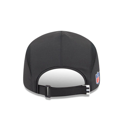 This is a Las Vegas Raiders NFL Sideline 2025 Black Runner Adjustable Cap 6