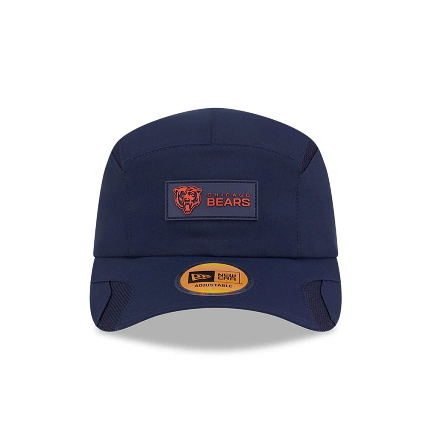 This is a Chicago Bears NFL Sideline 2025 Navy Runner Adjustable Cap 2