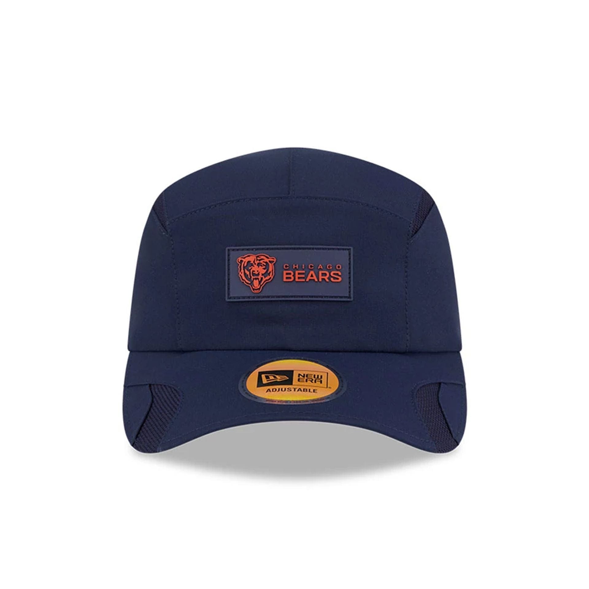 This is a Chicago Bears NFL Sideline 2025 Navy Runner Adjustable Cap 2