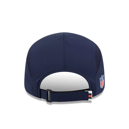 This is a Chicago Bears NFL Sideline 2025 Navy Runner Adjustable Cap 6