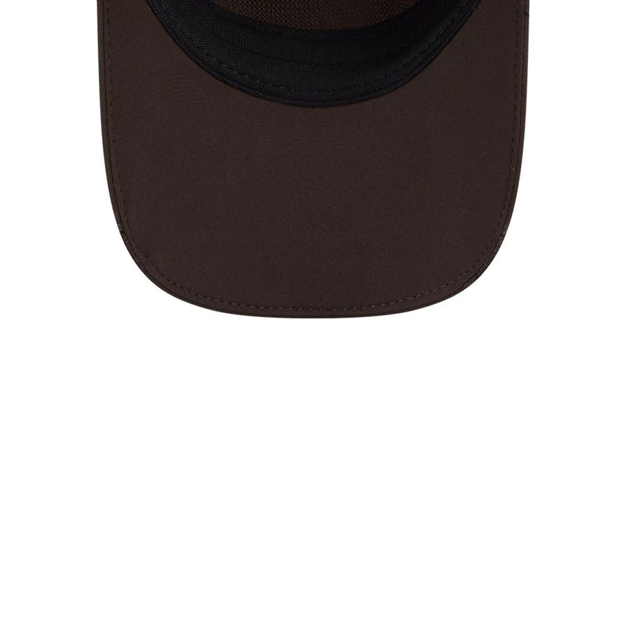 This is a Cleveland Browns NFL Sideline 2025 Dark Brown Runner Adjustable Cap 7