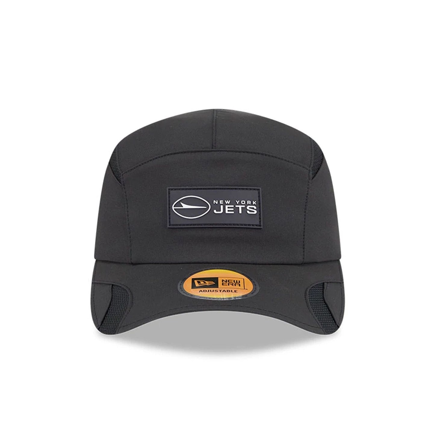 This is a New York Jets NFL Sideline 2025 Black Runner Adjustable Cap 2