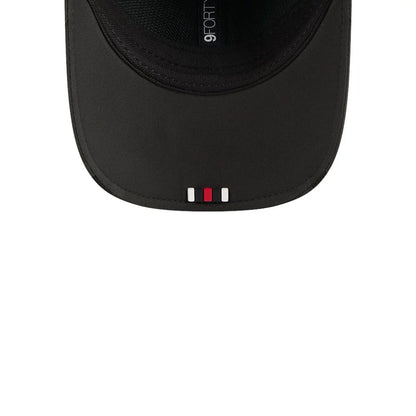 This is a Atlanta Falcons NFL Sideline 2025 Black 9FORTY M-Crown Adjustable Cap 2