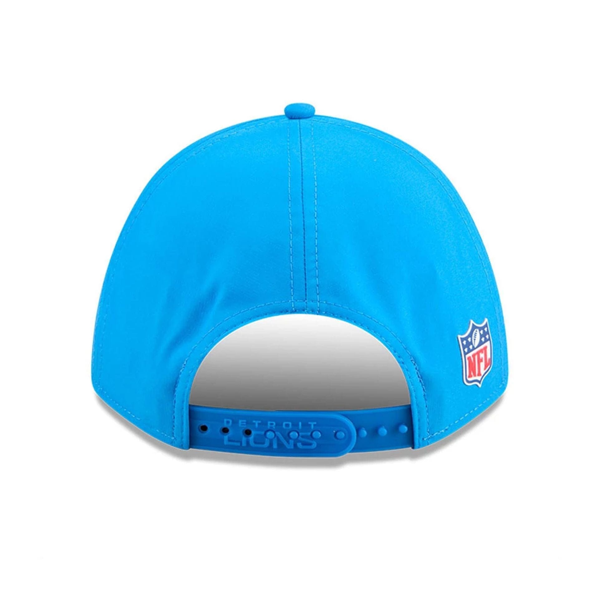 This is a Detroit Lions NFL Sideline 2025 Blue 9FORTY M-Crown Adjustable Cap 7