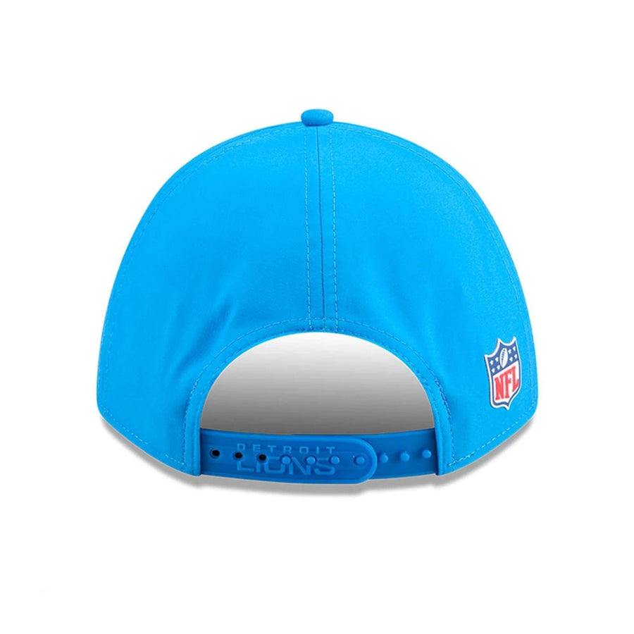 This is a Detroit Lions NFL Sideline 2025 Blue 9FORTY M-Crown Adjustable Cap 7