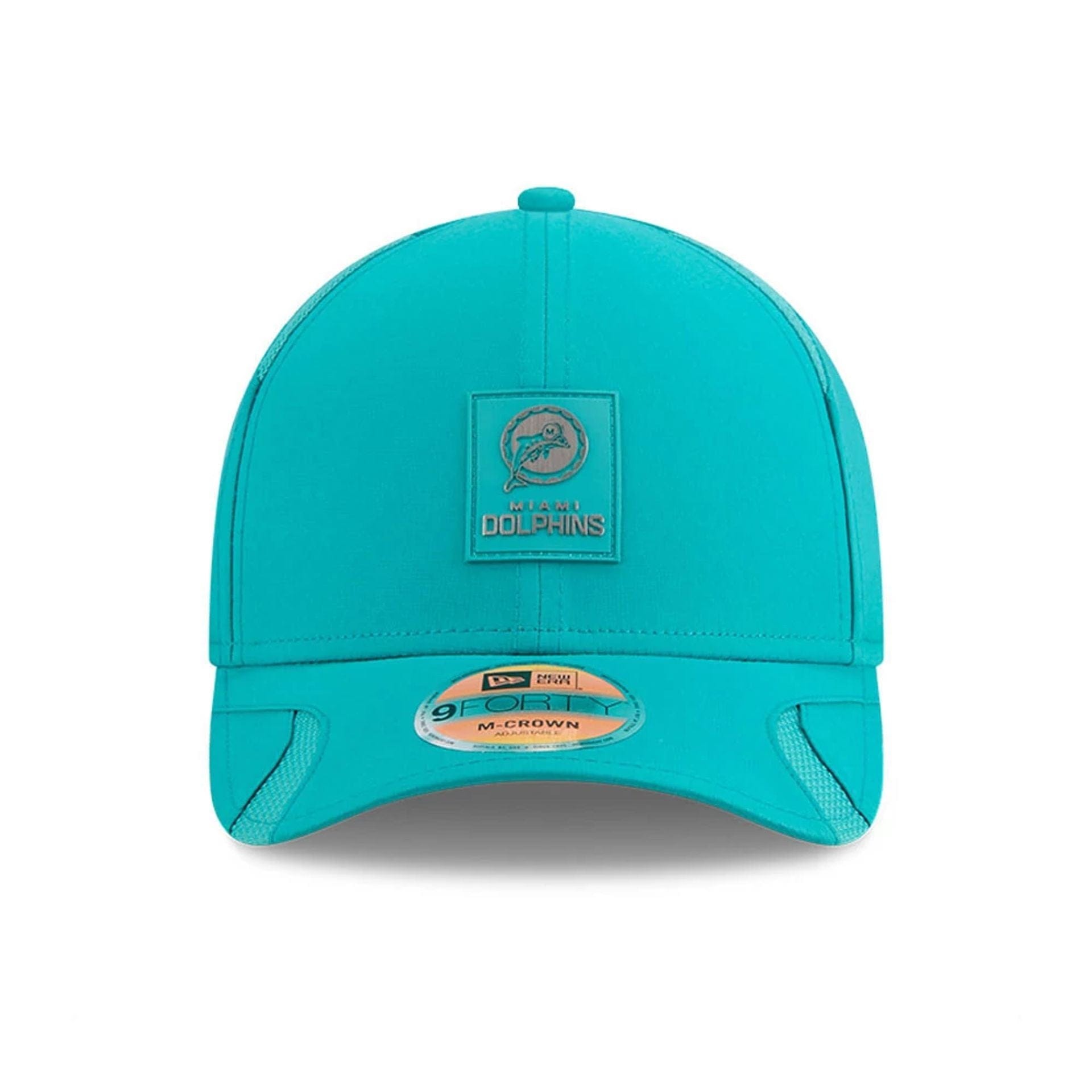This is a Miami Dolphins NFL Sideline 2025 Turquoise 9FORTY M-Crown Adjustable Cap 3