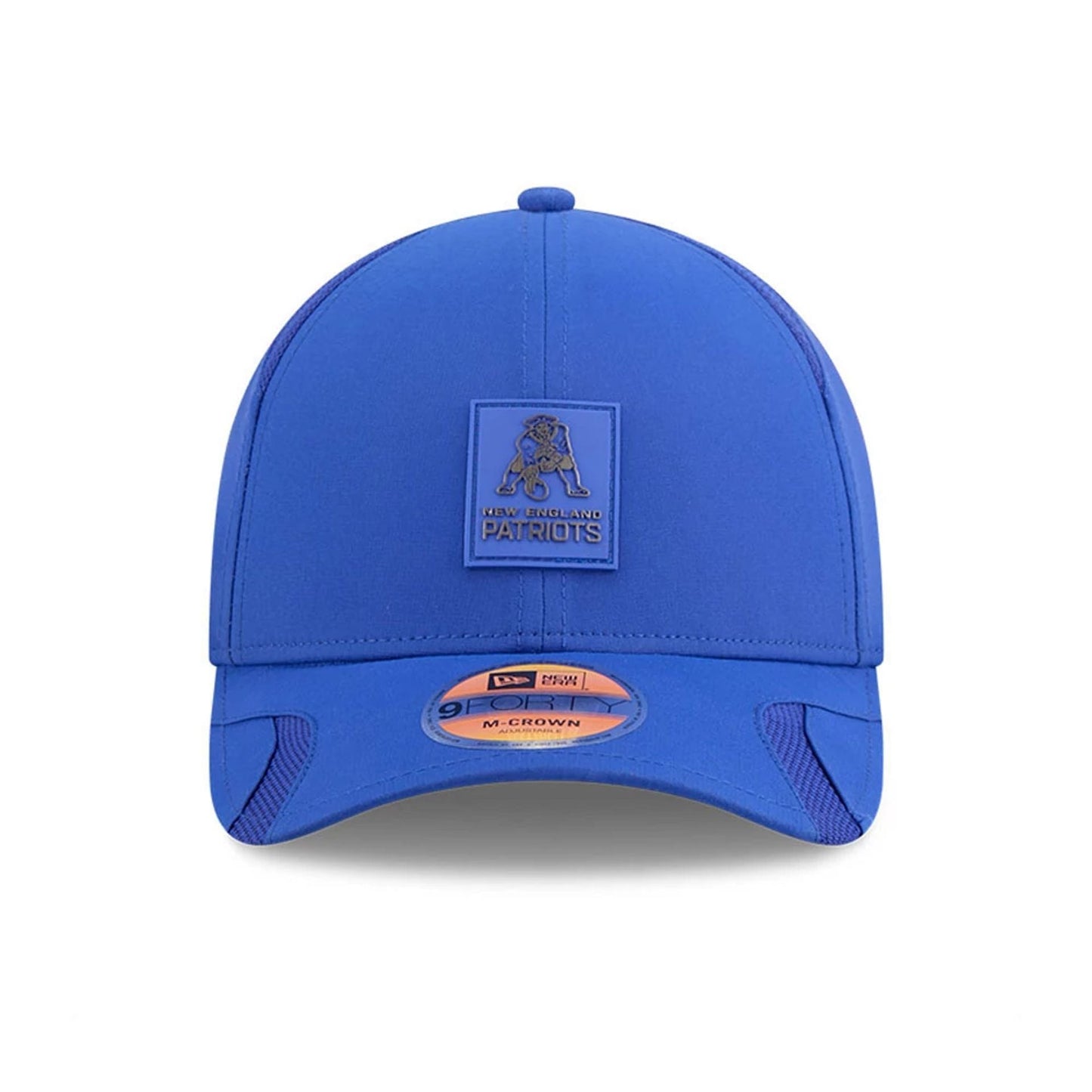 This is a New England Patriots NFL Sideline 2025 Blue 9FORTY M-Crown Adjustable Cap 3