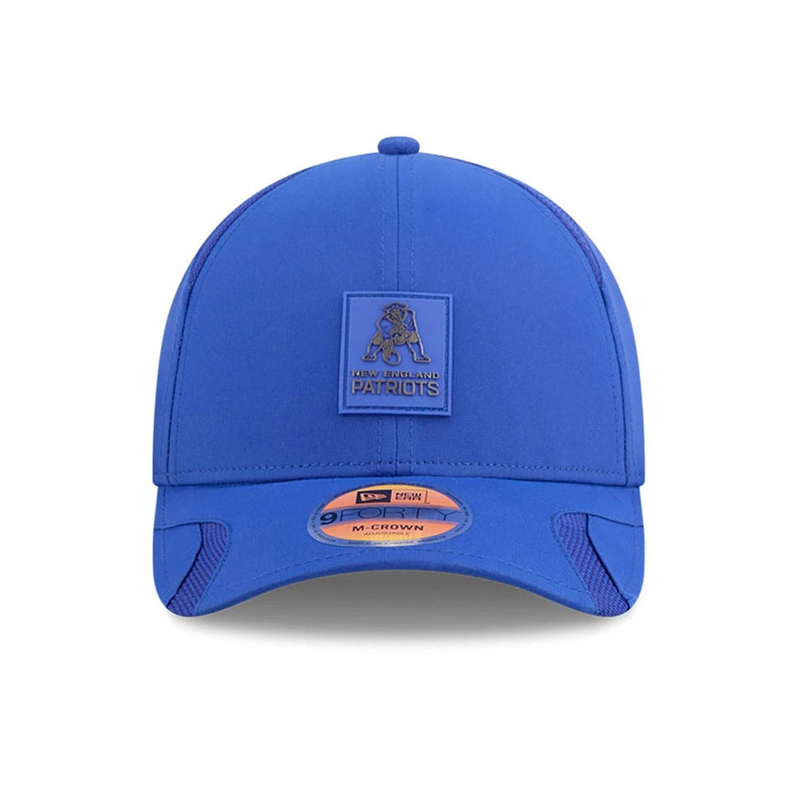 This is a New England Patriots NFL Sideline 2025 Blue 9FORTY M-Crown Adjustable Cap 3
