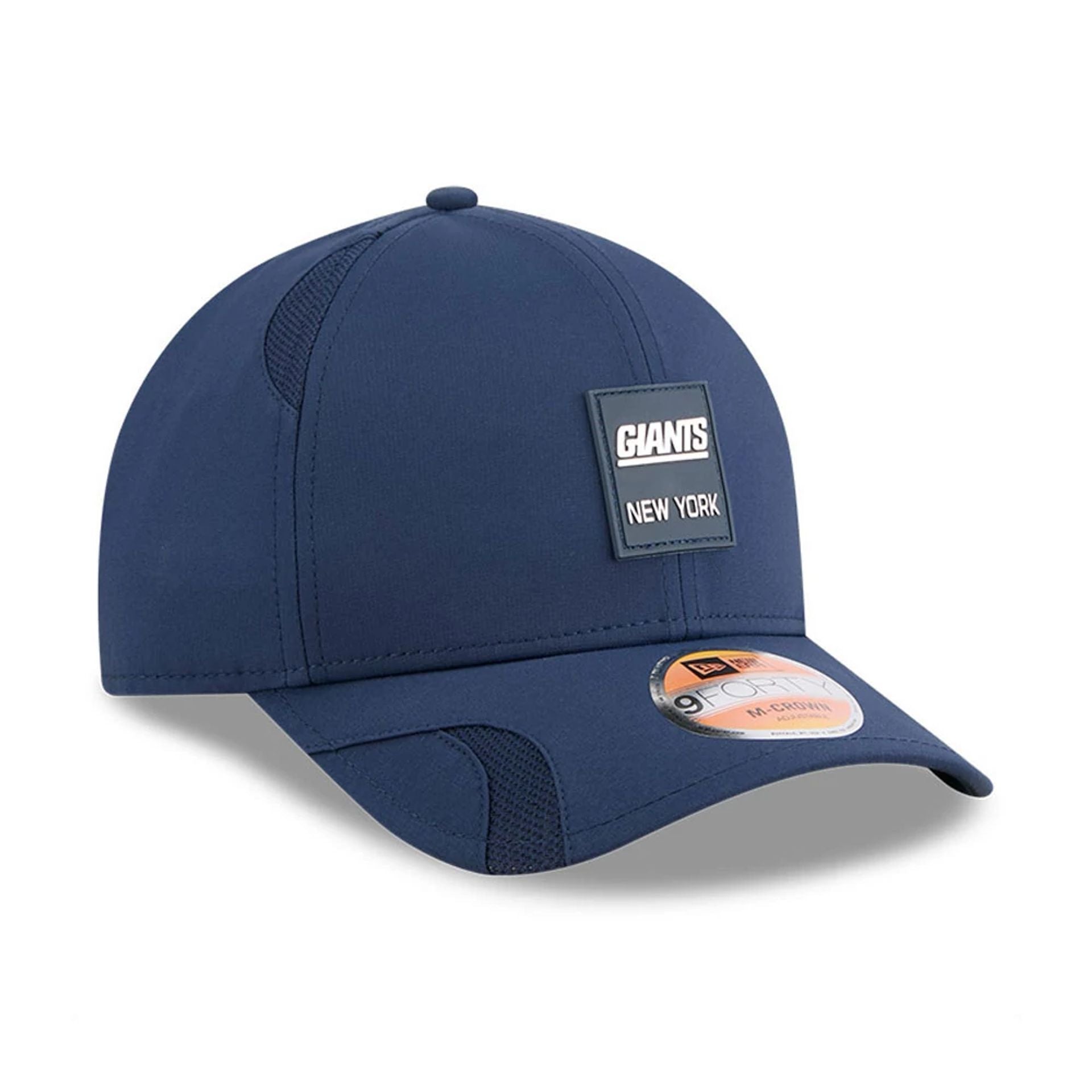 This is a New York Giants NFL Sideline 2025 Dark Blue 9FORTY M-Crown Adjustable Cap 4