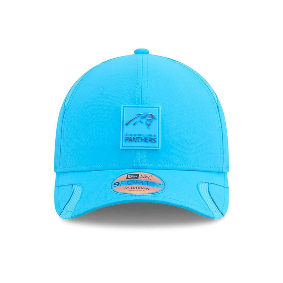 This is a Carolina Panthers NFL Sideline 2025 Light Blue 9FORTY M-Crown Adjustable Cap 3