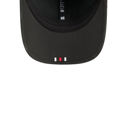 This is a Atlanta Falcons NFL Sideline 2025 Black 9FORTY M-Crown Adjustable Cap 2