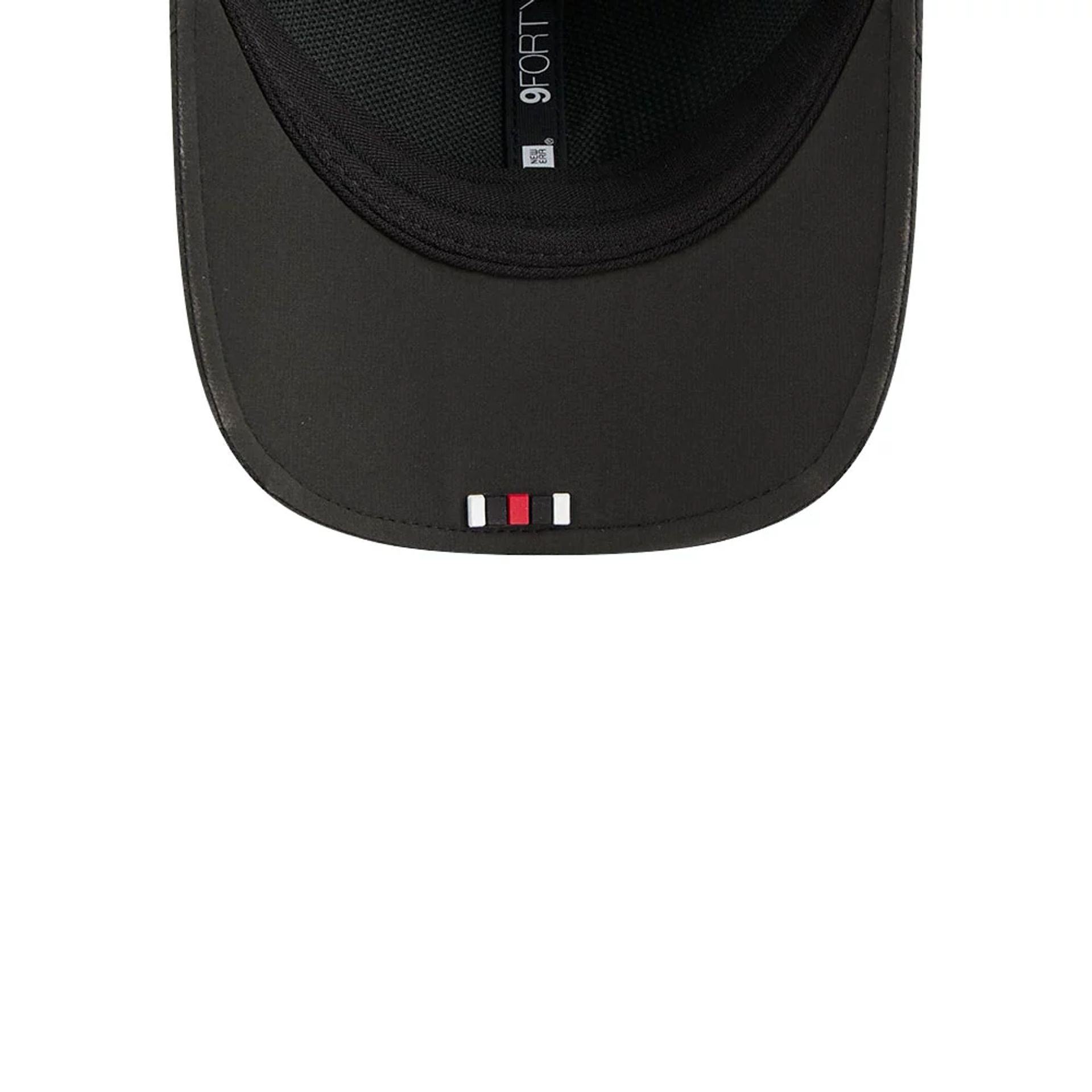 This is a Atlanta Falcons NFL Sideline 2025 Black 9FORTY M-Crown Adjustable Cap 2