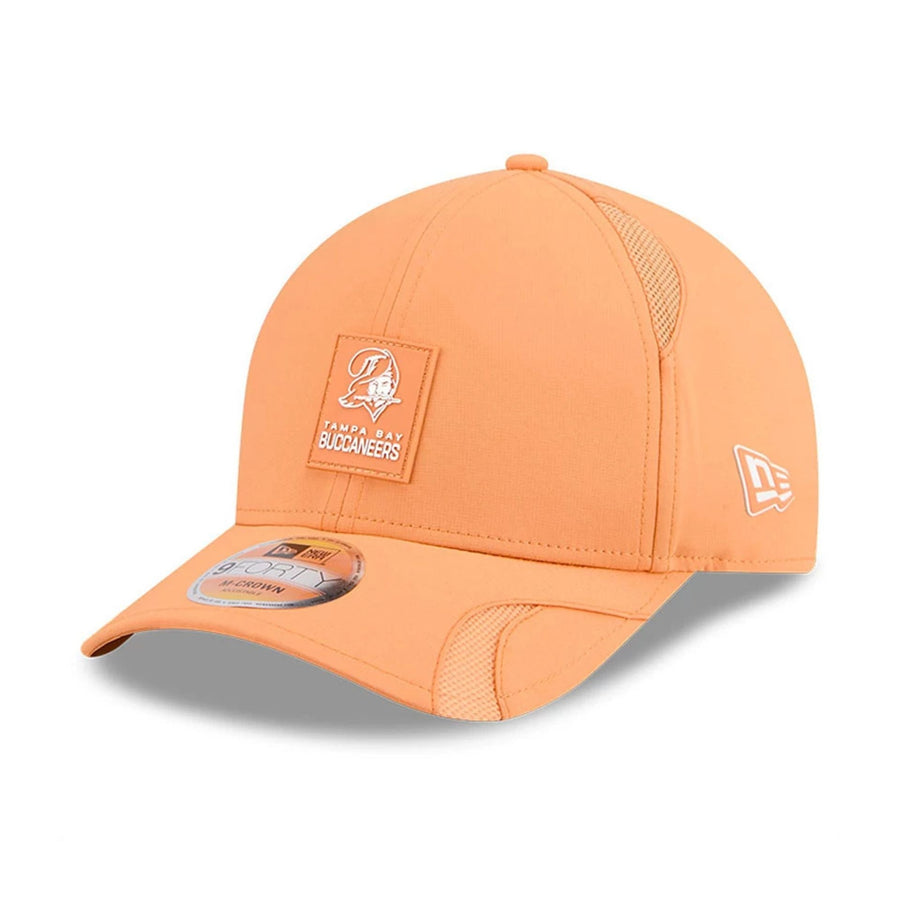 This is a Tampa Bay Buccaneers NFL Sideline 2025 Orange 9FORTY M-Crown Adjustable Cap 3
