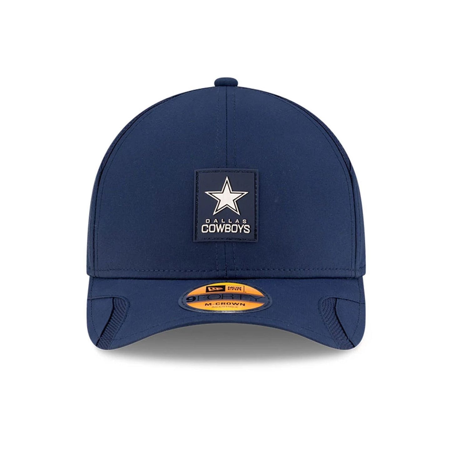 This is a Dallas Cowboys NFL Sideline 2025 Dark Blue 9FORTY M-Crown Adjustable Cap 3