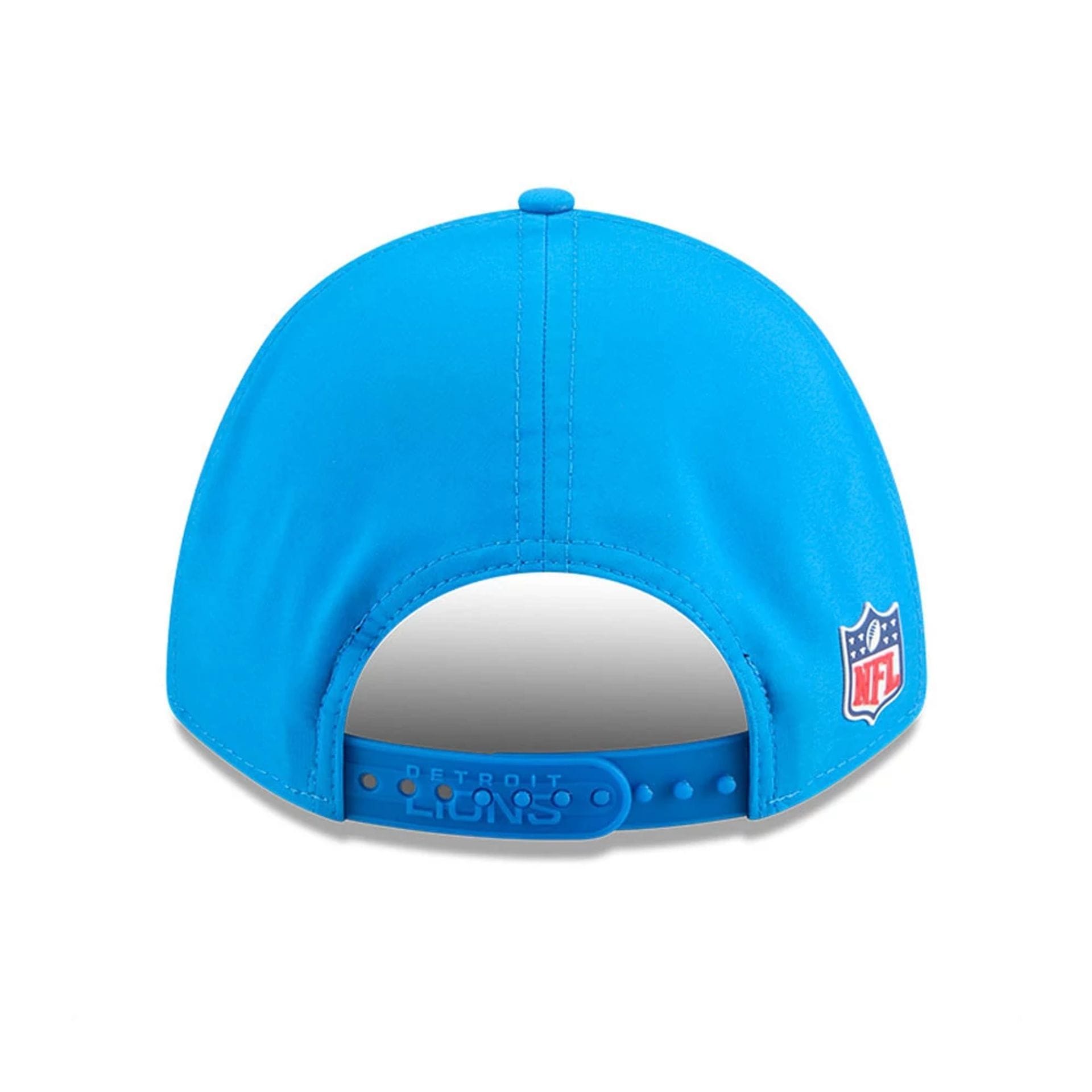 This is a Detroit Lions NFL Sideline 2025 Blue 9FORTY M-Crown Adjustable Cap 7