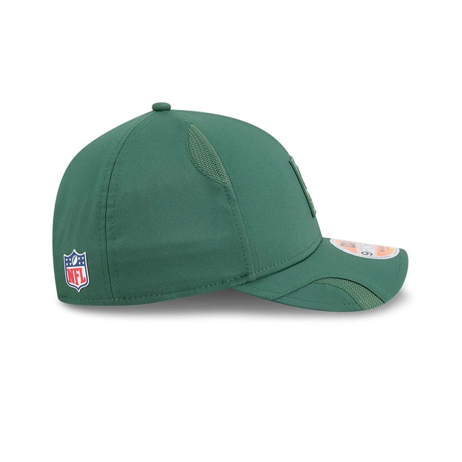 This is a Green Bay Packers NFL Sideline 2025 Dark Green 9FORTY M-Crown Adjustable Cap 5