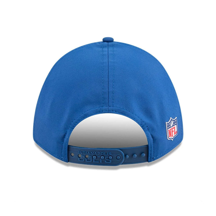 This is a Indianapolis Colts NFL Sideline 2025 Blue 9FORTY M-Crown Adjustable Cap 7