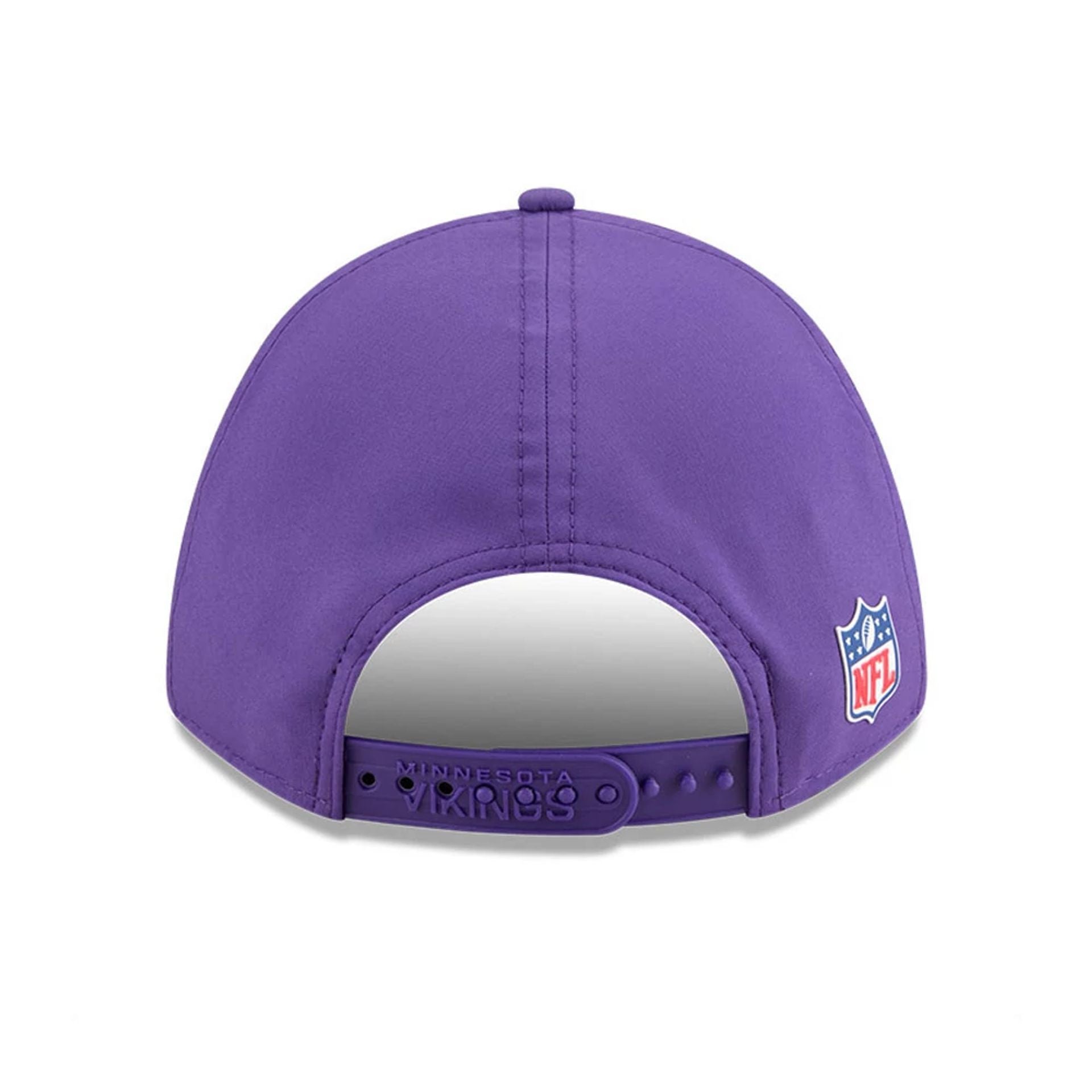 This is a Minnesota Vikings NFL Sideline 2025 Purple 9FORTY M-Crown Adjustable Cap 7