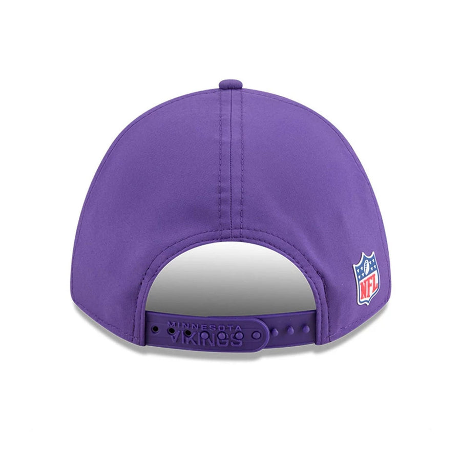 This is a Minnesota Vikings NFL Sideline 2025 Purple 9FORTY M-Crown Adjustable Cap 7